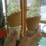 藤月 - この巻きで250円のソフトクリーム