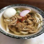 あかつき - きつねうどん180円とゆでたまご50円