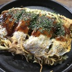 勝お好み焼店 - 焼きそば