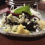 みたかや酒場 - クジラ刺し