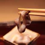 東麻布 天本 - 唐津の赤ナマコ