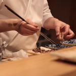 東麻布 天本 - 玄界灘「灘の迷い鰹」