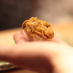 東麻布 天本 - 志賀島のムラサキ雲丹