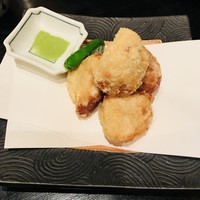 うなぎ藤田 白金台店 - 海老芋揚げ