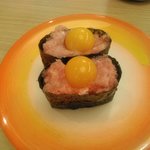 すし江戸 - うずら鉄火