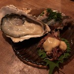 三人灯 - 酒肴３種。