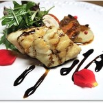 心に染みる - コチとボストン産アン肝のポワレ