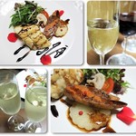 心に染みる - コチとボストン産アン肝のポワレ