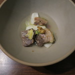 セルサルサーレ - 猪肉と発酵白菜 ワイルドライス マスタードで1