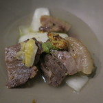 セルサルサーレ - 猪肉と発酵白菜 ワイルドライス マスタードで2