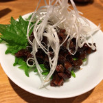 石臼挽き手打 蕎楽亭 - 穴子の肝の佃煮