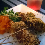 柊山ガーデン - 鶏串揚げ