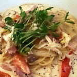 柊山ガーデン - ベーコンのカルボナーラ