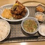 お菊さん - 鶏唐揚げ定食780円（税別）（投稿分①）