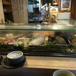 江戸富士 - カウンターの風景