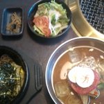 焼肉レストラン家族亭 - 冷麺&石焼ビビンバ(小）