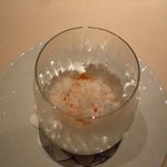 レストラン エテルニテ - ココナッツのブリュレとパパイアとジンジャーソルベ