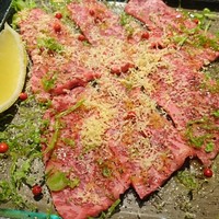 焼肉匠 勝善 - 牛肉パッチョ\1680(18-02)