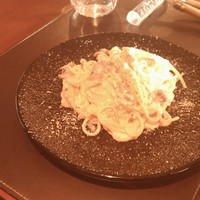 ボッテゴン - 舞茸しめじとパンチェッタのクリームソーススパゲティ