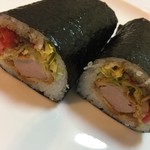 ふる里うどん  - カツカレーの恵方巻き