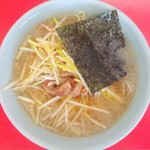 ラーメンショップ - ネギラーメン(上から)