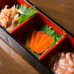 居酒屋よっちゃん - 日本酒によく合う珍味三点盛り