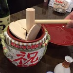 居酒屋よっちゃん - 日本酒 鏡開き サービス（通常有料）