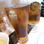 一僖 - ビールとウーロン茶で乾杯！