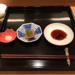 寿司前　準備万端（笑）