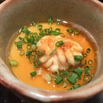 鮨みなと - マタチをあしらった茶碗蒸し