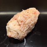 鮨みなと - 毛ガニのほぐし身　これで足2本分くらい使ってます　旨みがすごい