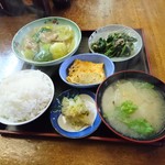 大口屋 - 日替わり定食（700円）2018年2月