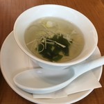 鼎泰豐 - チャーハンのスープ
