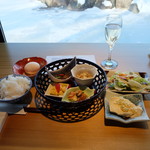別邸 山風木 - できたての寄せたまごなど