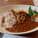 ラ・サンテ249 - １日分の野菜が採れる大豆のひき肉を使ったカレー