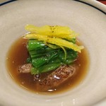 日本料理 晴山 - ◎青首鴨（岐阜）　鴨のつみれ醤油煮