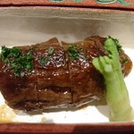 日本料理 晴山 - ◎飛騨牛・筍巻き