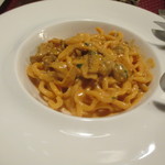 パスト エ ビバンド ガク - ウニのトマトクリームソース　キターラ