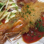 ビストロ アオキ - 赤海老のカダイフ包み