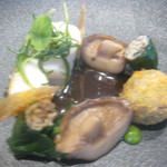 Ode - 鱈のソテーとブランダード　シイタケソース