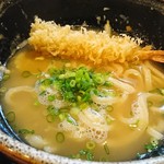 さぬきうどん冨家 - 釜玉かけうどん(？)