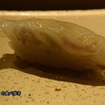 SUSHI TOKYO TEN、 - ひらめ昆布締め②