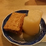 だるまときんぎょ - だいこん  厚揚げ