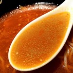 Raamen Kagetsu Arashi - 期間限定 薬膳火鍋ラーメン天紅 スープアップ