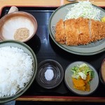 とんかつ 栄ちゃん - 栄太豚ロースかつ（1500円）