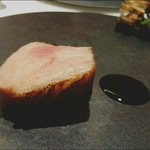 アニエルドール - ガリシア豚　ゴボウ　ブーダンノワール　ワサビ