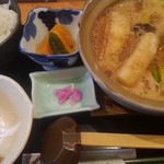おぎ野 - ランチ。みそ煮込み定食