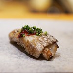 天寿し - 太刀魚の砂摺り