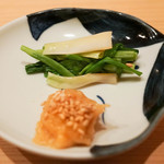 鮨 尚充 - 山形庄内ねぎの味噌漬け