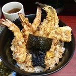 天久 - ランチのサービス天丼